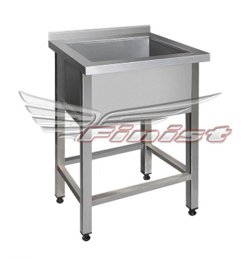 ВАННА МОЕЧНАЯ FINIST ВМП-1/500*500*850, СВАРНАЯ ОДНОСЕКЦИОННАЯ, НЕРЖАВЕЮЩАЯ СТАЛЬ, КАРКАС-ТРУБА НЕРЖ.