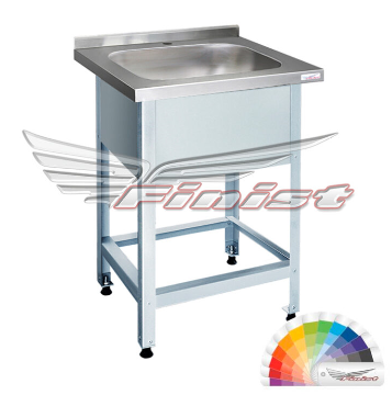 ВАННА МОЕЧНАЯ ВМБЦ-1-600*500 FINIST, М/О 500*400*250, ЦЕЛЬНОТЯНУТАЯ ОДНОСЕКЦИОННАЯ, НЕРЖАВЕЮЩАЯ СТАЛЬ, КАРКАС-УГОЛОК КРАШ.