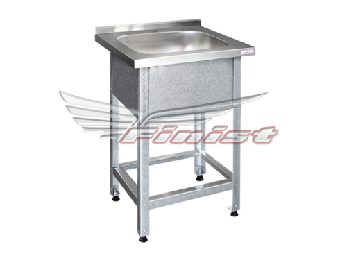 ВАННА МОЕЧНАЯ ВМЛЦ-1-800*700 FINIST, М/О 700*500*400, ЦЕЛЬНОТЯНУТАЯ ОДНОСЕКЦИОННАЯ, НЕРЖАВЕЮЩАЯ СТАЛЬ, КАРКАС-УГОЛОК ОЦИНК.