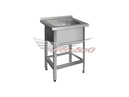 ВАННА МОЕЧНАЯ ВМНЦ-1-700*700 FINIST, М/О 500*500*250, ЦЕЛЬНОТЯНУТАЯ ОДНОСЕКЦИОННАЯ, НЕРЖАВЕЮЩАЯ СТАЛЬ, КАРКАС-УГОЛОК НЕРЖ.