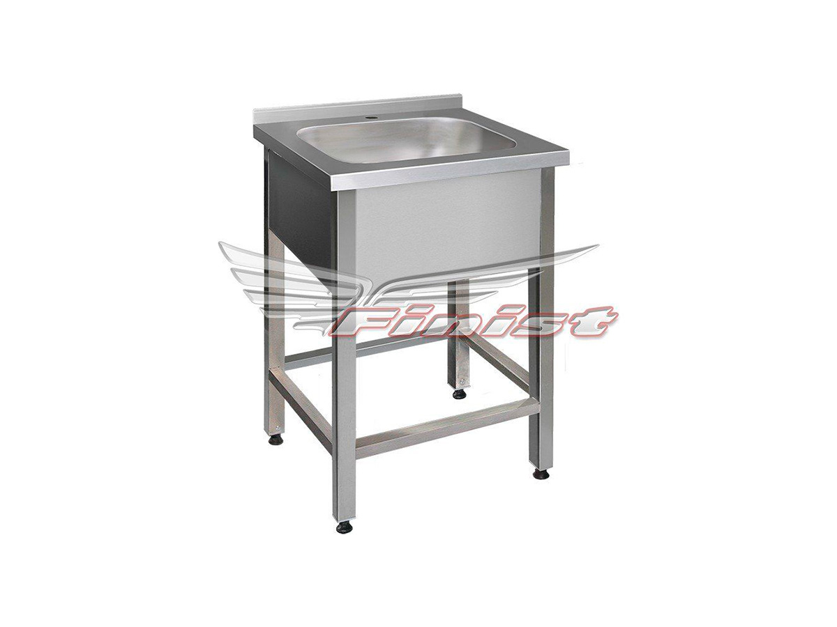 ВАННА МОЕЧНАЯ ВМПЦ-1-500*500 FINIST, М/О 400*400*250, ЦЕЛЬНОТЯНУТАЯ ОДНОСЕКЦИОННАЯ, НЕРЖАВЕЮЩАЯ СТАЛЬ, КАРКАС-ТРУБА НЕРЖ.