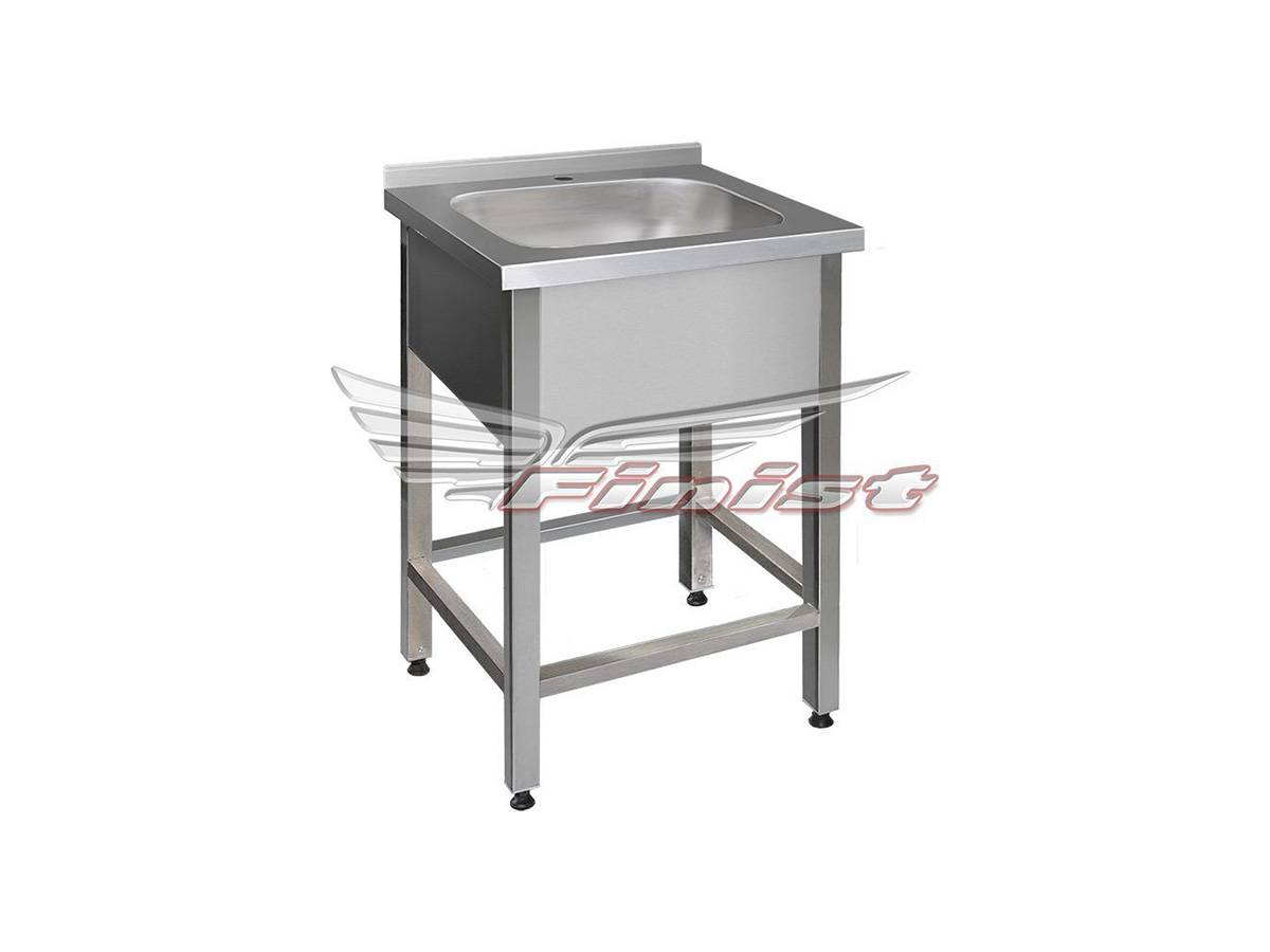 ВАННА МОЕЧНАЯ ВМПЦ-1-700*700 FINIST, М/О 500*500*250, ЦЕЛЬНОТЯНУТАЯ ОДНОСЕКЦИОННАЯ, НЕРЖАВЕЮЩАЯ СТАЛЬ, КАРКАС-ТРУБА НЕРЖ.