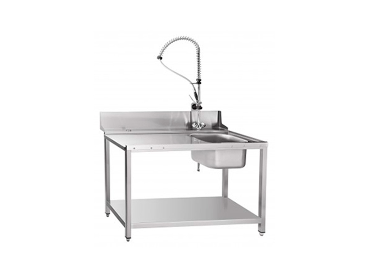 Стол предмоечный abat СПМП-7-4 с душем