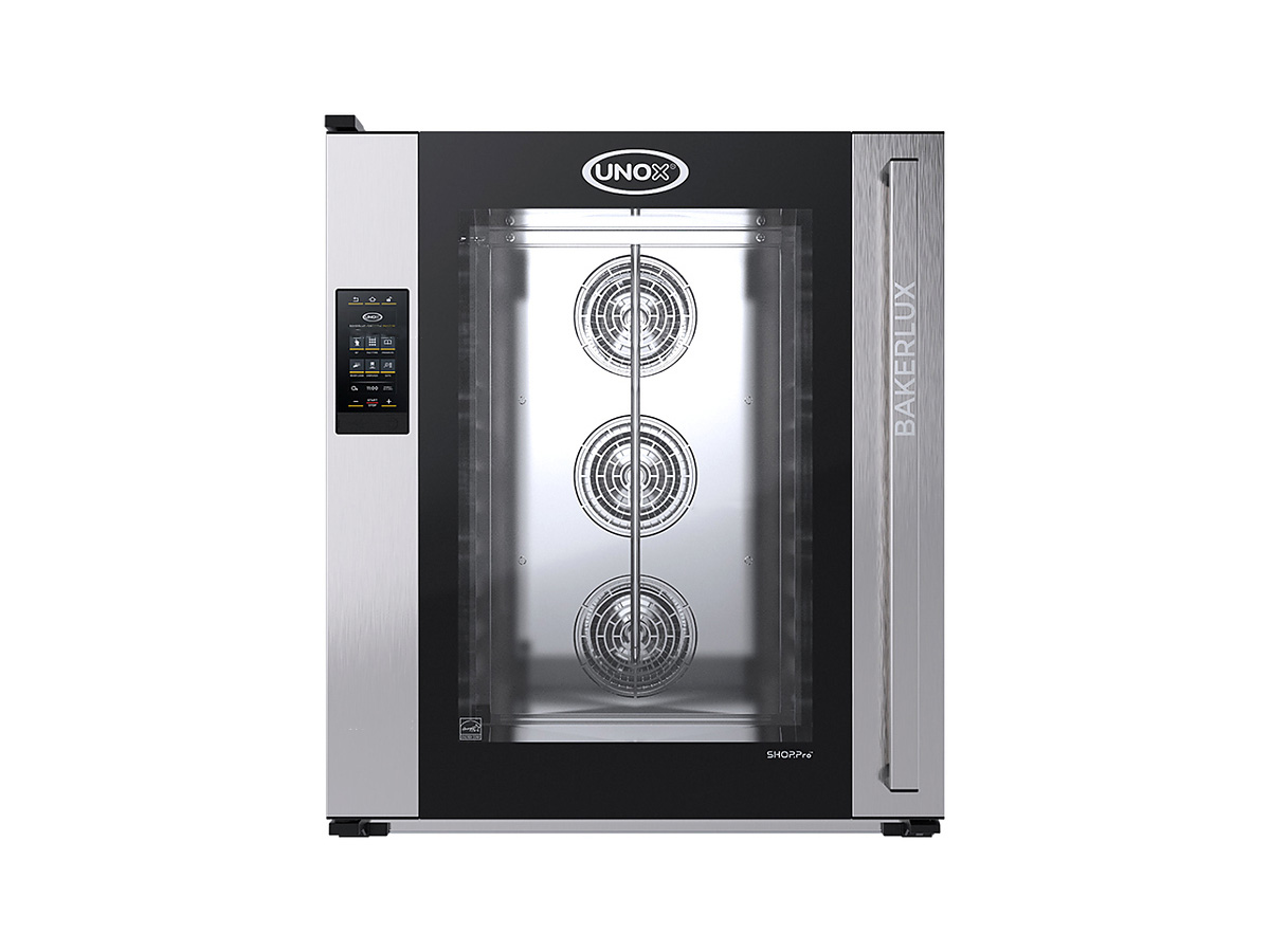 Печь конвекционная UNOX XEFT-10EU-EMRV-DR со сливным отверстием