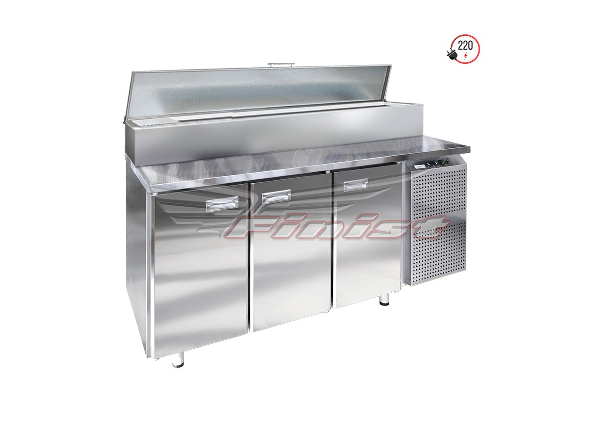 FINIST Стол холодильный для пиццы СХСпц-800-0/2